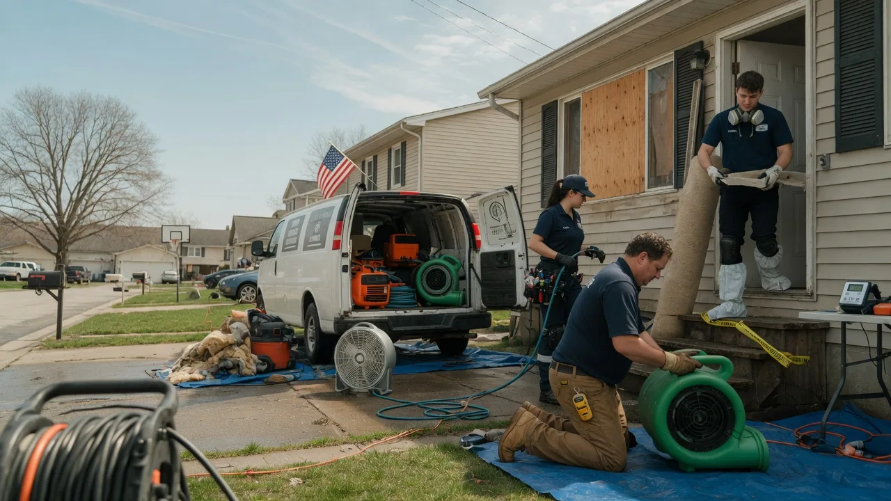 Water Damage Restoration in Delavan, IL near me